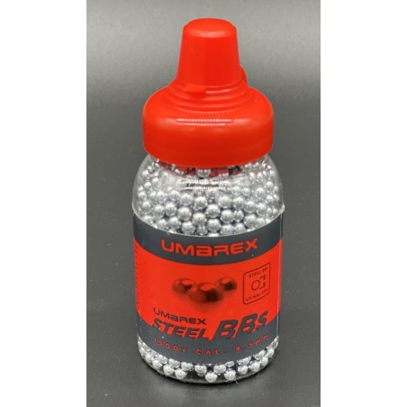UMAREX - Biberon de 1500 billes acier 4,5mm BB's pour armes CO2