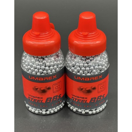 UMAREX - Biberon de 1500 billes acier 4,5mm BB's pour armes CO2