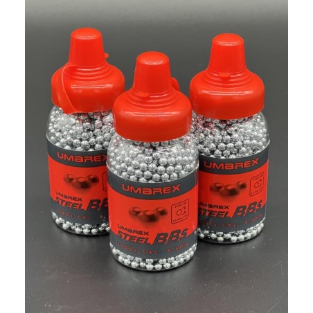 UMAREX - Biberon de 1500 billes acier 4,5mm BB's pour armes CO2