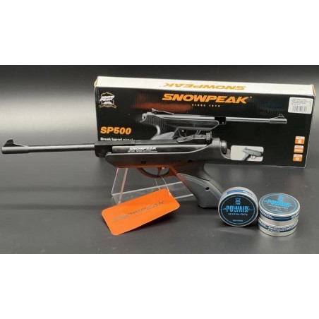 Pistolet à plomb Artemis Snowpeak SP500 4,5mm 6 joules Bazooka-Shop