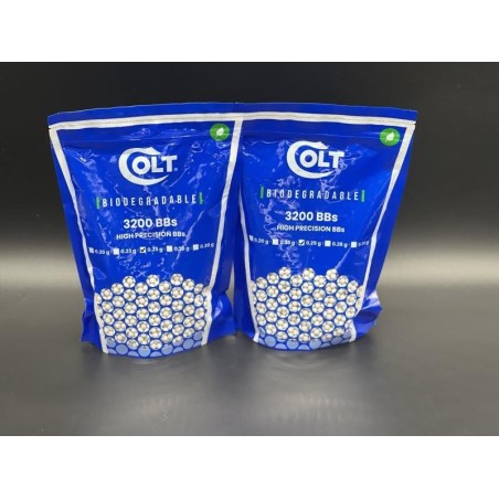 Billes BIO - 2X  Sachet de 3200 Billes pas cher - Cybergun