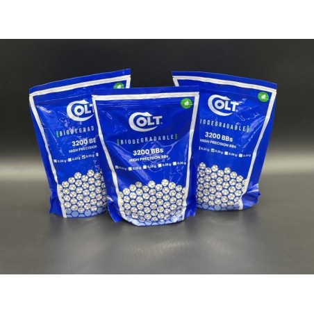 Billes BIO - 3X  Sachet de 3200 Billes 0,20g pas cher - Cybergun