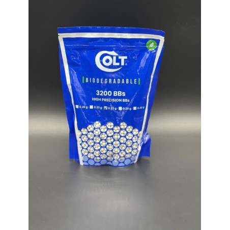 Billes BIO - Sachet de 3200 Billes 0,25g pas cher - Cybergun