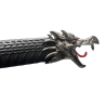 Katana "Black Dragon" noir avec lame acier non tranchante - Pas cher