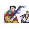 ONE PIECE - Réplique Katana LUFFY - Lame Métal - NIDAI KITETSU