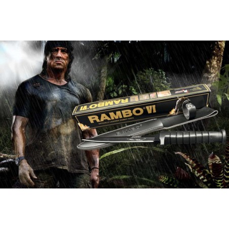 RAMBO VI - Superbe réplique de collection avec lame tranchante