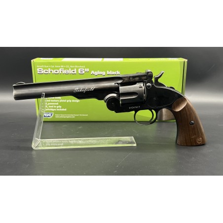 Revolver Schofield 6" calibre 6mm Airsoft ASG - Pas cher