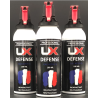 UX PRO / UMAREX - Lot de 3 Bombes Spray GAZ ACTIF CS 100 ml de défense