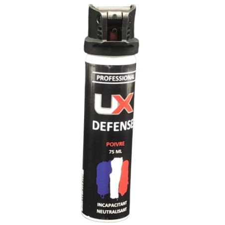 Bombe de défense Umarex Defense Gel Poivre 75 ml avec clapet de sécurité
