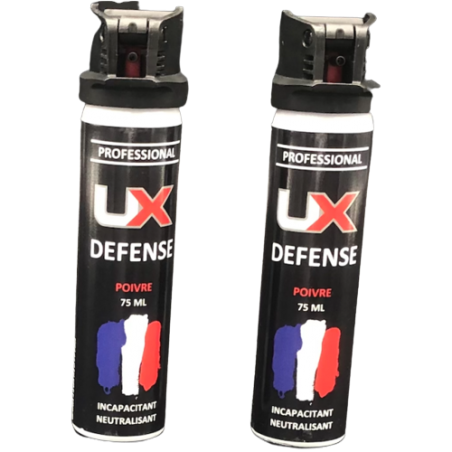 Bombe de défense Umarex Defense Gel Poivre 75 ml avec clapet de sécurité