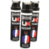 Bombe de défense Umarex Defense Gel Poivre 75 ml avec clapet de sécurité