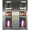 BOMBE de défense UX 75ML GAZ CS CAPOT CLAPET