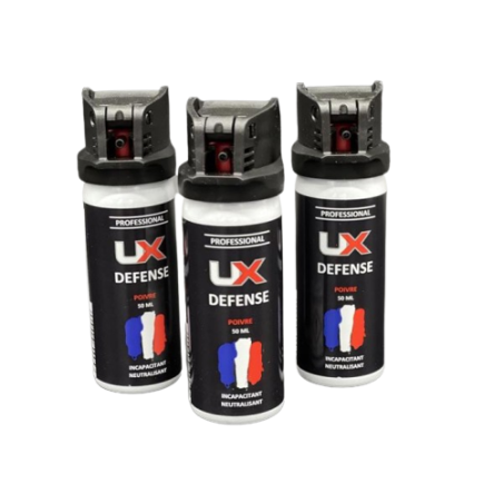 Umarex - Bombe gel poivre UX 50ml avec avec clapet de sécurité - Bazooka-shop