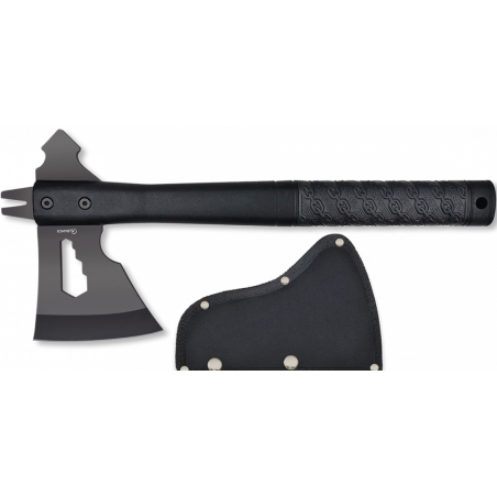 Hache Albainox noire avec sa Housse nylon 33 cm