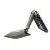 Albainox - Pelle de survie Noir - 58cm - Pas cher