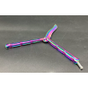Couteau papillon rainbow - Collection arc-en-ciel - Bazooka-shop.fr