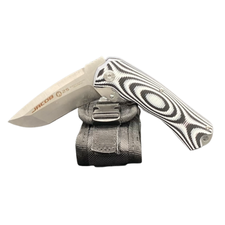 Couteau pliant K25 Jacob. G10/CNC. L 8.8 - Bazookashop.fr
