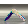 Couteau pliant- Albainox- couleur arc-en-ciel - Bazooka-shop.fr