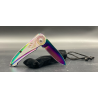 Couteau pliant- Albainox- couleur arc-en-ciel - Bazooka-shop.fr
