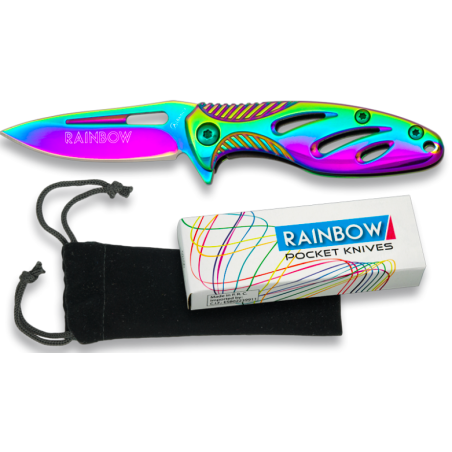 Albainox-Couteau pliant Rainbow. Lame 5cm - Bazooka-shop.fr