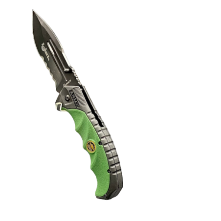 Couteau pliant - FOS Albainox - Army vert - Pas cher - Port offert