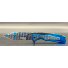 Couteau Pliant Rainblue - Albainox- bleu - Bazooka-shop.fr
