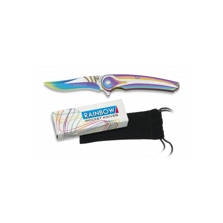 Albainox-Couteau pliant FOS Rainbow. Lame 7.7 cm