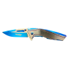 Couteau pliant rainblue -Albainox- Bleu brillant