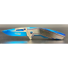 Couteau pliant rainblue -Albainox- Bleu brillant