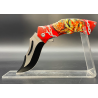 Couteau pliant Zombie 3D 2 côtés -Albainox- coloré