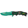 Albainox-Couteau pliant Albainox éditon Marijuana. L 9.3 - Bazooka-shop.fr