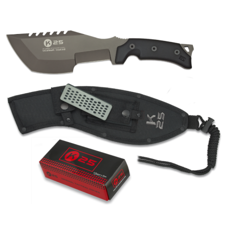 Couteau K25 revêtu en titane - Albainox - Bazooka-shop.fr