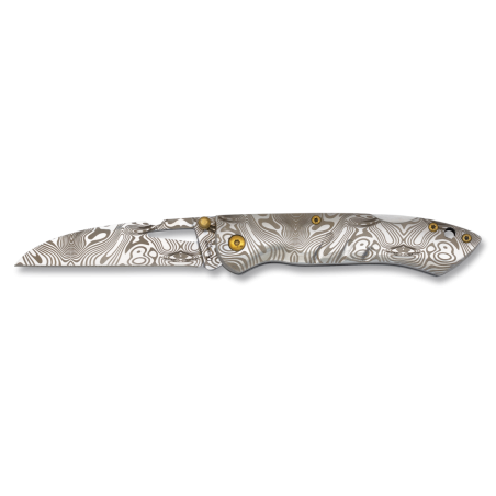 Couteau pliant effet Damassé - Albainox - Lame 8 cm