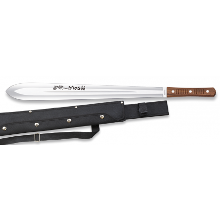 Superbe Machette "Masaï" - Albainox - Double tranchant