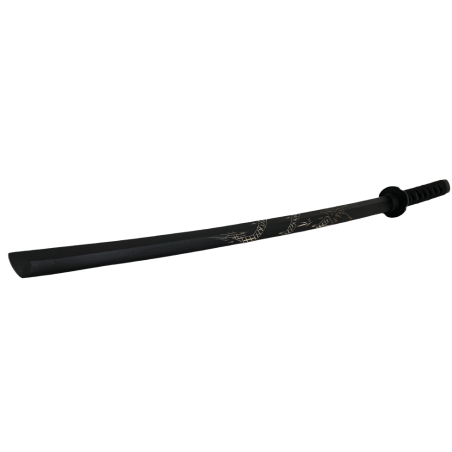 Boken avec inscription Logo Dragon - Katana en bois pour entraînement