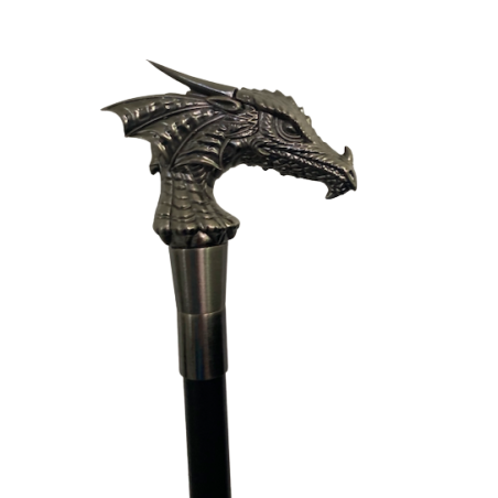 Canne - Tête de Dragon - Epée décorative