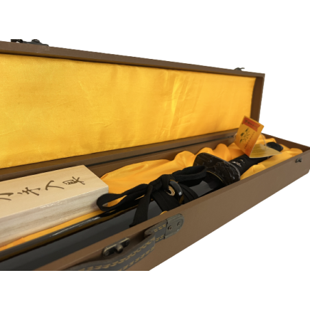 Coffret Katana Tranchant - Collection Tole Imperial - Avec kit d'entretien