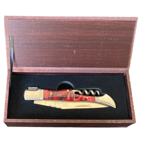 Couteau tire-bouchon - "Laguiole" avec coffret cadeau