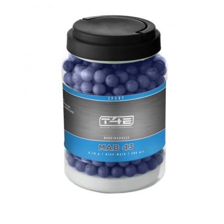 BILLES PEINTURE BLEUE CAL 43 - 500 - Bazooka-shop.fr