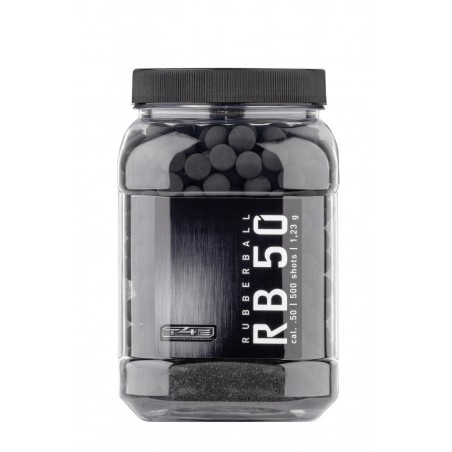 BILLES CAOUTCHOUC ENTRAINEMENT CAL 50 X500 - RB PRAC-SERIES - Bazooka-shop.fr