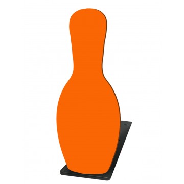 Cible basculante en forme de bouteille