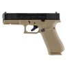 GLOCK 17 GEN5 - COYOTE - 9MM PAK - Pistolet d'alarme à balle à blanc + 50 munitions + Embout Seft-Gomme