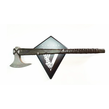 Hache Viking "Ragnar Lothbrok" - Avec support mural