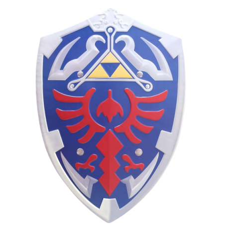 Superbe réplique "Bouclier de Zelda" en métal - Bazooka-shop.fr