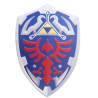 Superbe réplique "Bouclier de Zelda" en métal - Bazooka-shop.fr