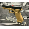 GLOCK 17 GEN5 - COYOTE - 9MM PAK - Pistolet d'alarme à balle à blanc + 50 munitions + Embout Seft-Gomme