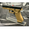 GLOCK 17 GEN5 - COYOTE - 9MM PAK - Pistolet d'alarme à balle à blanc + 50 munitions + Embout Seft-Gomme