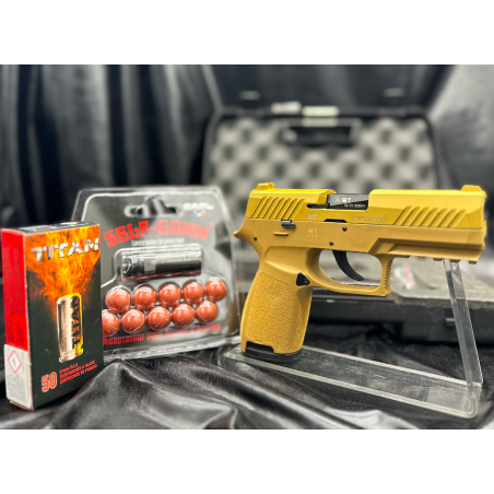 SIG SAUER P320 calibre 9MM PAK - UN pistolet à blanc de qualité irréprochable.