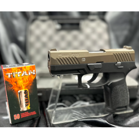 SIG SAUER P320 calibre 9MM PAK - UN pistolet à blanc de qualité irréprochable.