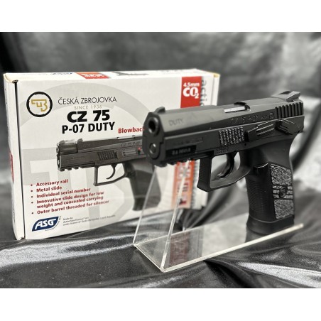 PISTOLET GBB CZ 75 P07 DUTY 4.5 CO2-BBS